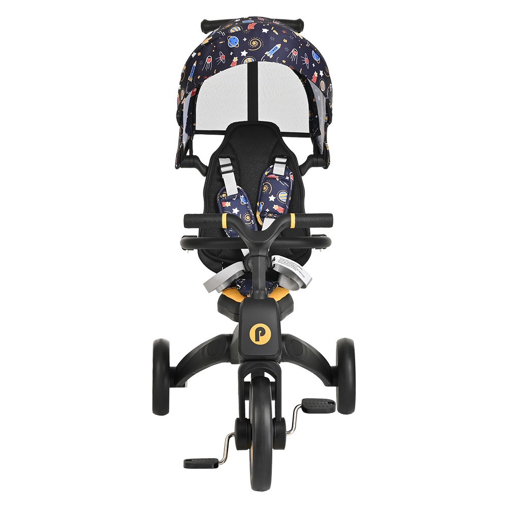 Велосипед трехколесный PITUSO Leve Lux, складной Морской чёрный S03-2-Navy - фото 8 - id-p212410271