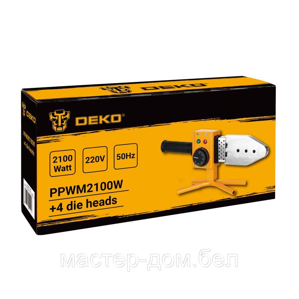 Паяльник для полипропиленовых труб DEKO PPWM2100W (кейс) - фото 6 - id-p202595843