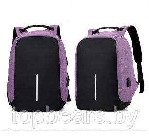 Рюкзак Bobby XL с отделением для ноутбука до 17 дюймов Антивор Фиолетовый - фото 1 - id-p212414307