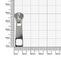 Бегунок 13048 (№5) никель полир на МЕТАЛЛ молнию (для вида К) (16922) Х 2-ой сорт 128686B
