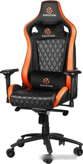 Кресло Evolution Omega (черный/оранжевый) - фото 2 - id-p212424798