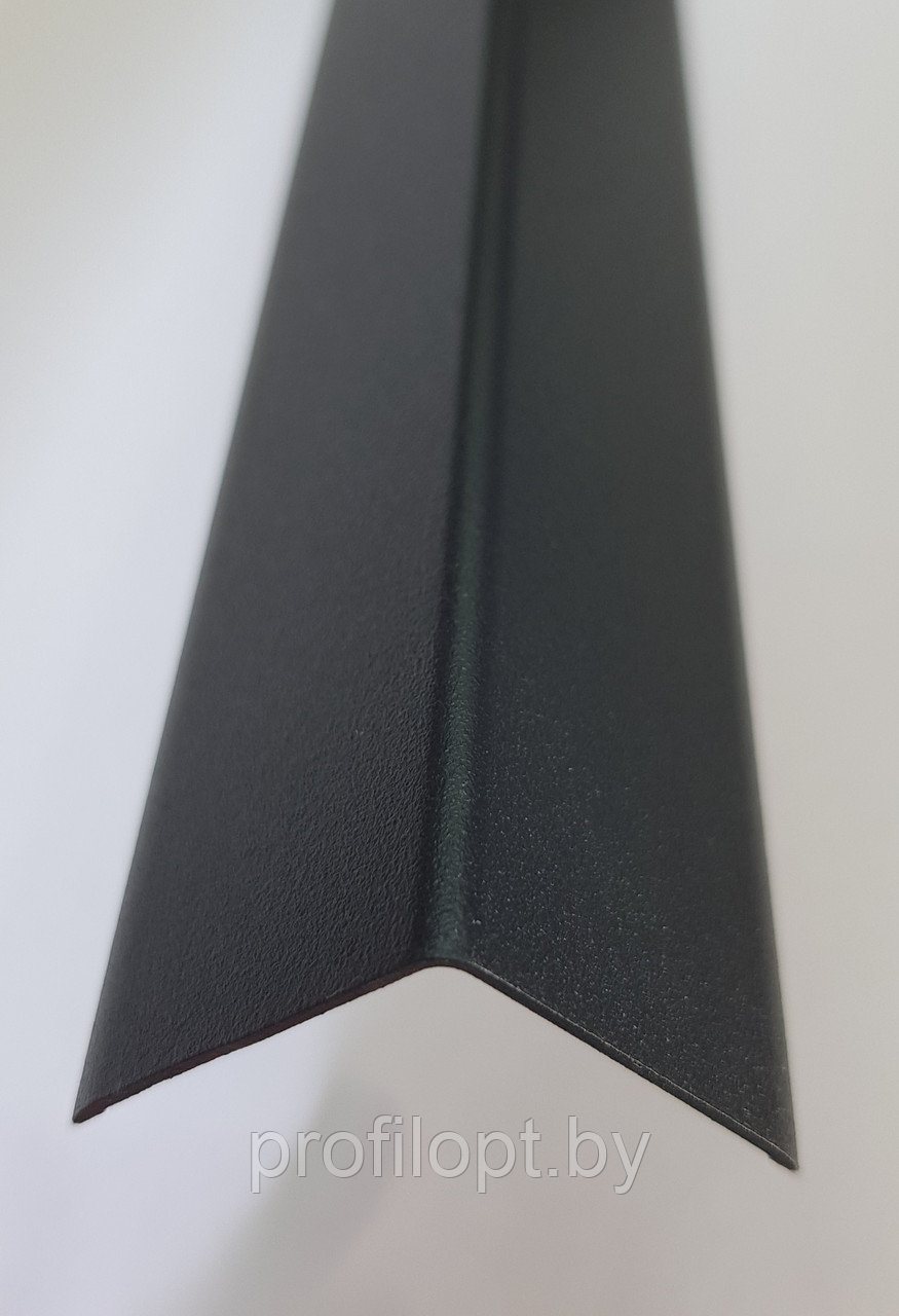 Уголок алюминиевый 20х20 мм. черный матовый 2,7м - фото 1 - id-p212425259
