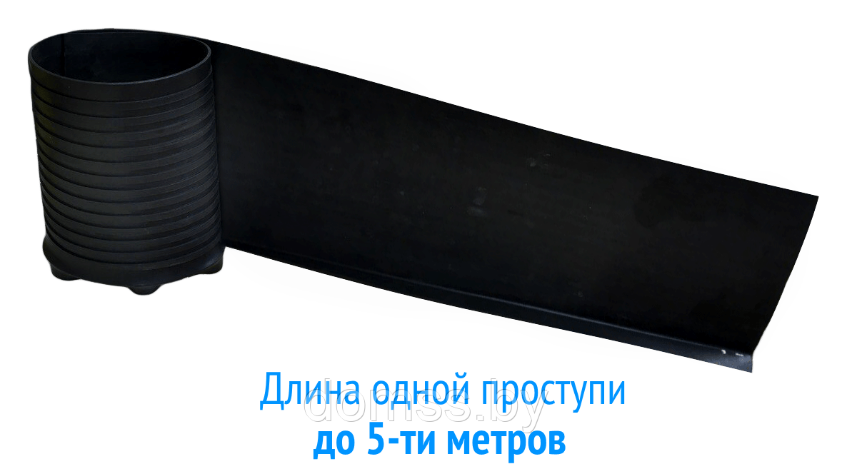 Противоскользящая накладка на ступень резиновая размер 1000*295*38мм. Антискользящие накладки - фото 2 - id-p212426751