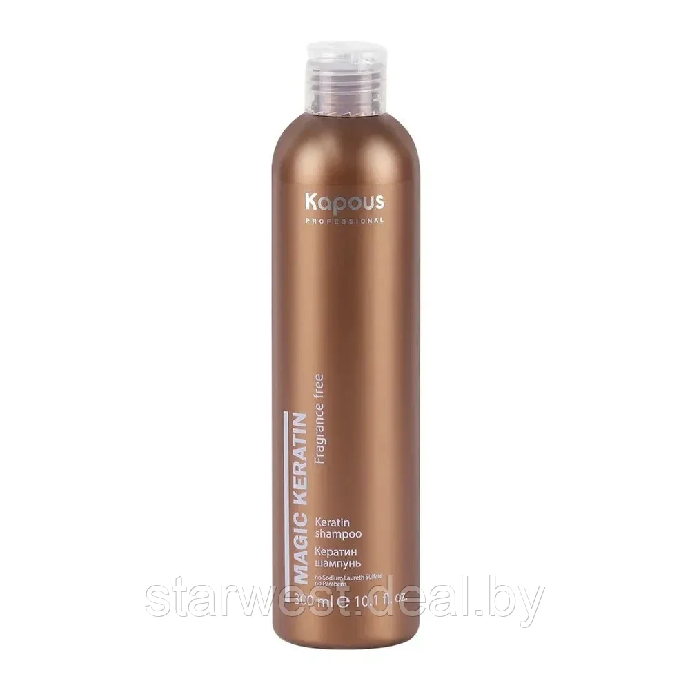 Kapous Professional Magic Keratin Shampoo 300 мл Шампунь с кератином для волос - фото 2 - id-p212427999