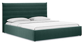 Кровать АМАЛИЯ 180 RUDY-2 1501 A1 color 32 (темный серо-зеленый) Нижегородмебель и К
