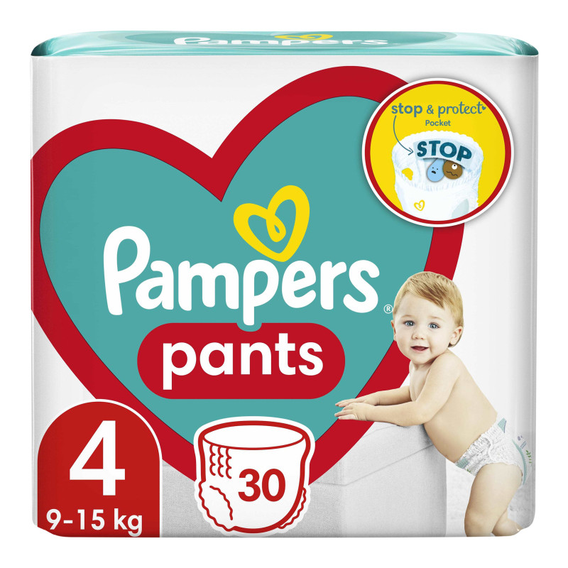 Подгузники-трусики детские Pampers Active baby Pants 4 (9-15 кг) 30 шт. - фото 1 - id-p212434659