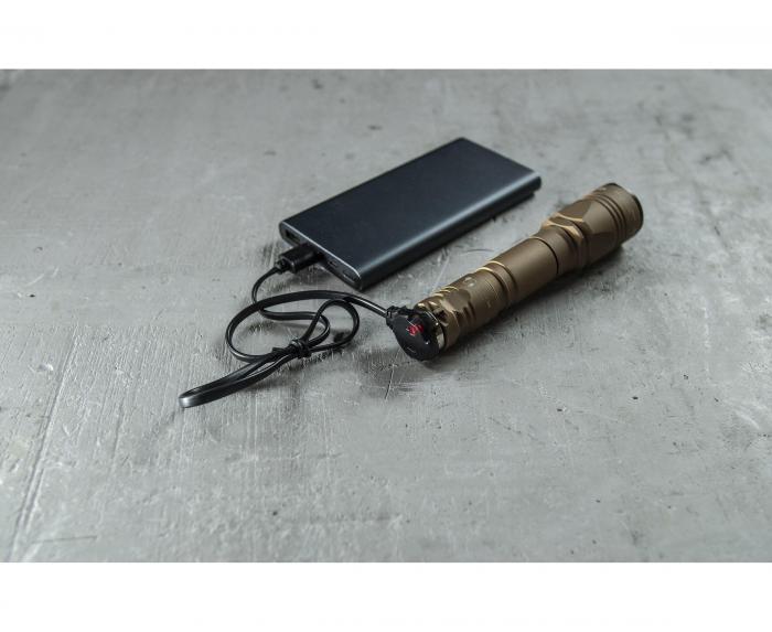 Фонарь Armytek Dobermann Pro Magnet USB Sand Теплый - фото 7 - id-p211491826