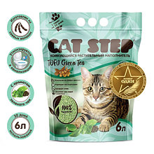 Соевый наполнитель Cat Step Tofu Green Tea 6 л (20333002)