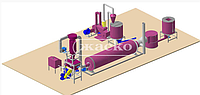 Линия брикетирования отходов лесопереработки
