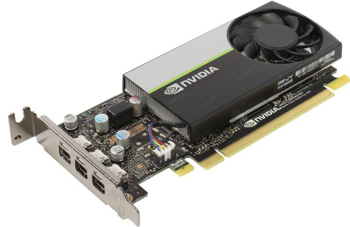 4Gb PCI-E GDDR6 PNY VCNT400-4GB-SB (RTL) 3xminiDP NVIDIA Quadro T400