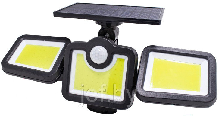 Светильник светодиодный на солнечной батарее с датчиком движения и пультом FORSAGE F-RK-SWB5090-PIR - фото 1 - id-p212439367
