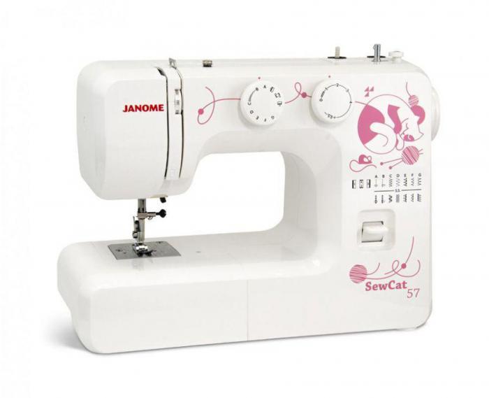 Швейная машина Janome Sew Cat 57 белый