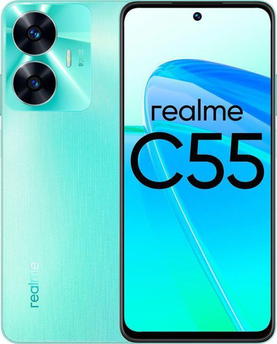 Смартфон REALME C55 6/128Gb, RMX3710, зеленый - фото 1 - id-p211544990