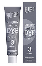 Bronsun Крем-краска для бровей и ресниц Dye Cream, 15 мл