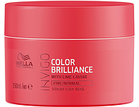 Wella Маска для окрашенных нормальных и тонких волос Color Brilliance Invigo, 150 мл