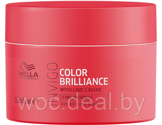 Wella Маска для окрашенных нормальных и тонких волос Color Brilliance Invigo, 150 мл - фото 1 - id-p212444082