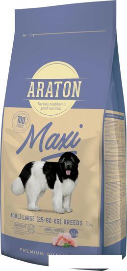 Сухой корм для собак Araton Adult Maxi для крупных пород 15 кг - фото 1 - id-p211405031