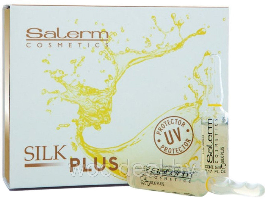 Salerm Ампулы для защиты волос и кожи головы Silk Plus, 5 мл - фото 1 - id-p212444164