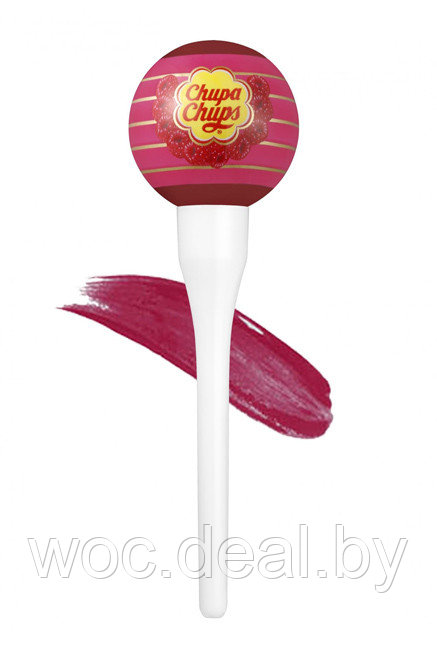 Chupa Chups Жидкая помада-тинт со стойким пигментом Lip Locker, 7 г, Raspberry - фото 1 - id-p212445954