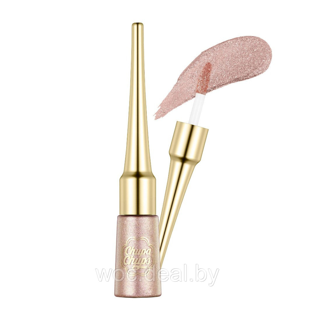 Chupa Chups Жидкие блёстки для глаз Bling Bling Eyes, 4.5 г, Rose Gold - фото 1 - id-p212445976