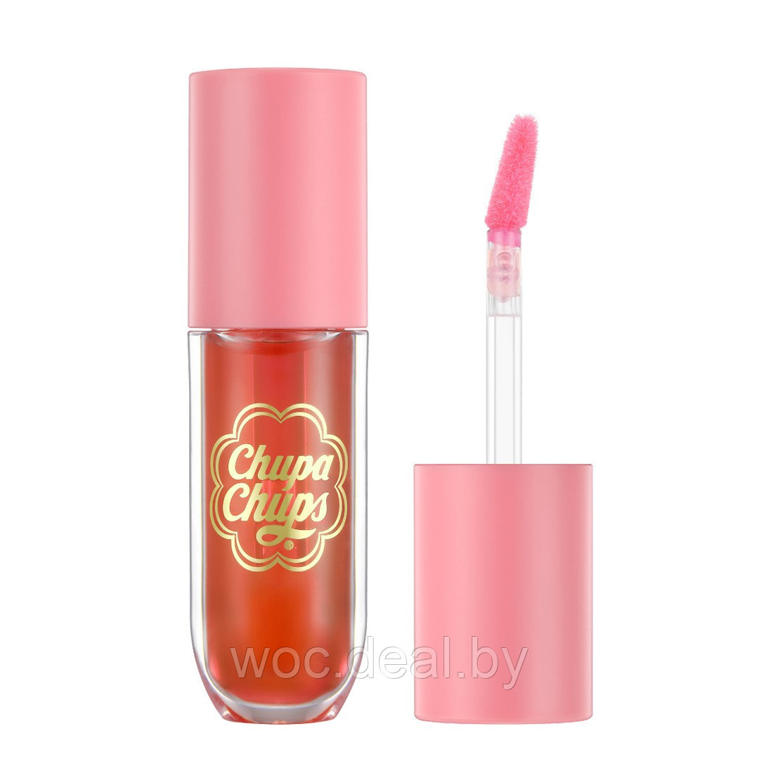 Chupa Chups Ухаживающее масло для губ Juicy Lip Oil, 4 г, peach - фото 1 - id-p212445988