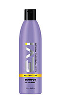 EVI Salon Professional Шампунь для нейтрализации желтизны волос Anti-Yellow, 250 мл