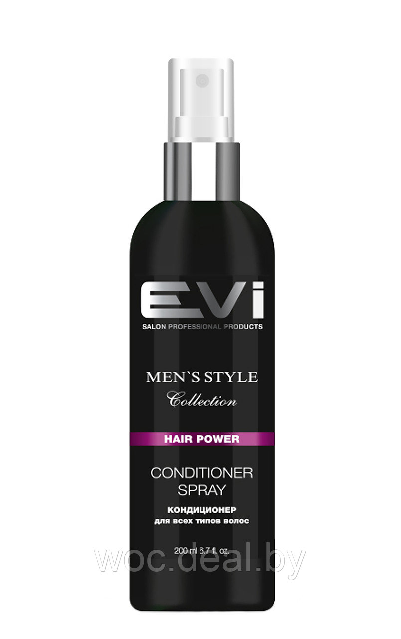 EVI Salon Professional Спрей-кондиционер Активный комплекс Conditioner Spray Men's Style, 200 мл - фото 1 - id-p212446049