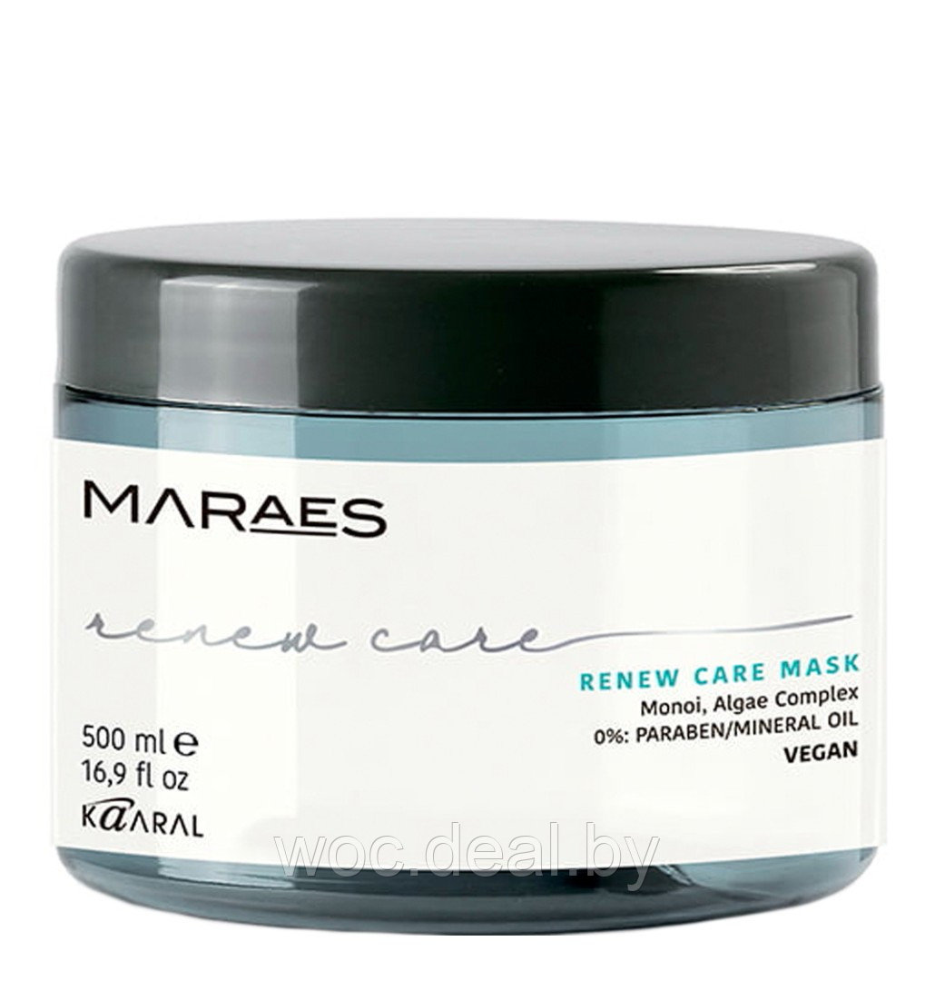 Kaaral Маска для тусклых и поврежденных волос Renew Care Maraes, 500 мл - фото 1 - id-p212444316