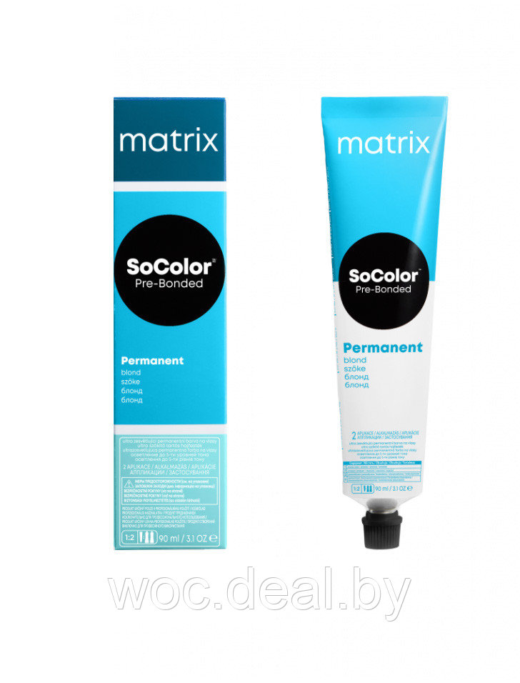 Matrix Перманентная крем-краска для волос Ультра-блонд Ultra Blondes SoColor Pre-Bonded, 90 мл - фото 1 - id-p212443569