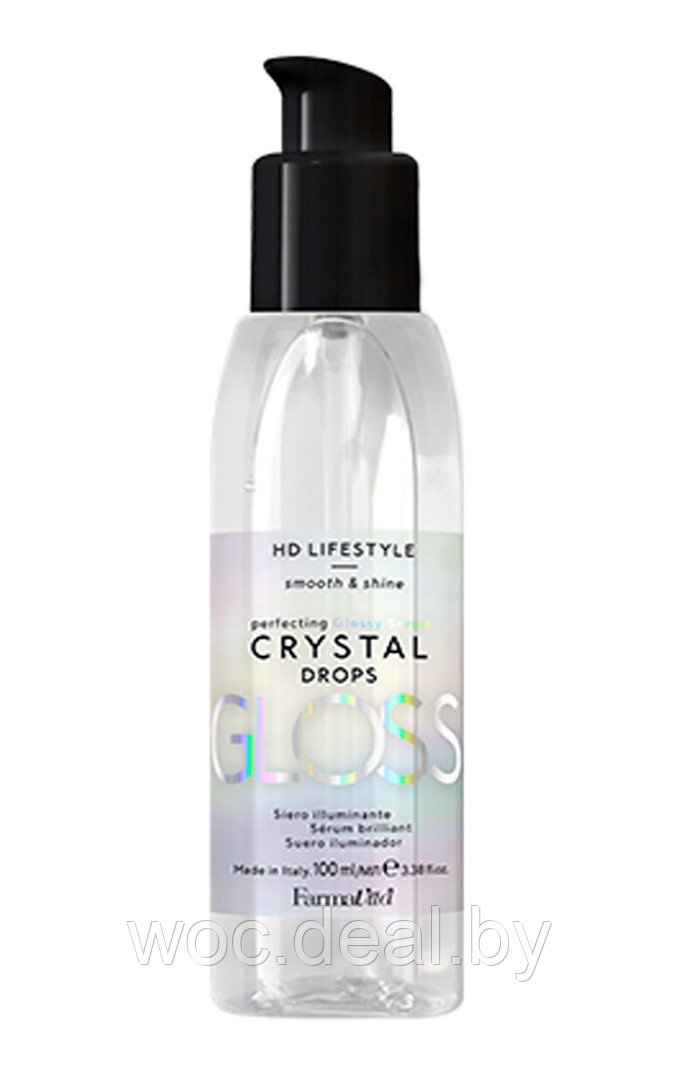 FarmaVita Флюид для блеска и мягкости волос Gloss Crystal Drops HD Life Style, 100 мл - фото 1 - id-p212444352