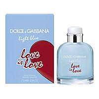 Мужская туалетная вода Dolce Gabbana Light Blue Love Is Love Pour Homme edt 125ml