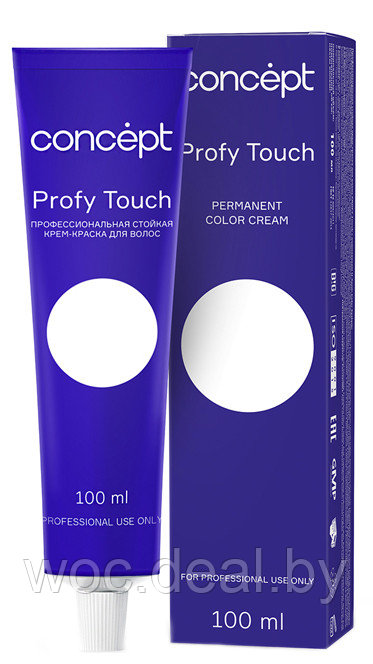 Concept Стойкая крем-краска для волос Profy Touch, 100 мл, 0.4 (медный) - фото 1 - id-p212442881
