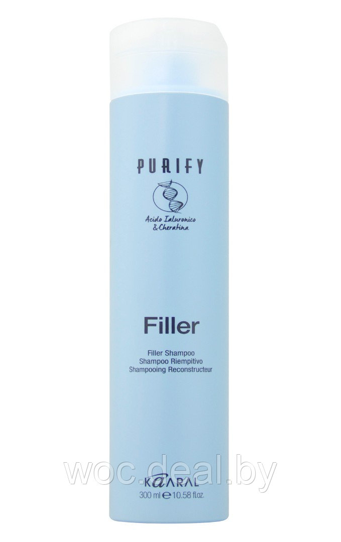 Kaaral Шампунь-филлер для плотности волос Filler Purify, 1000 мл - фото 1 - id-p212445191