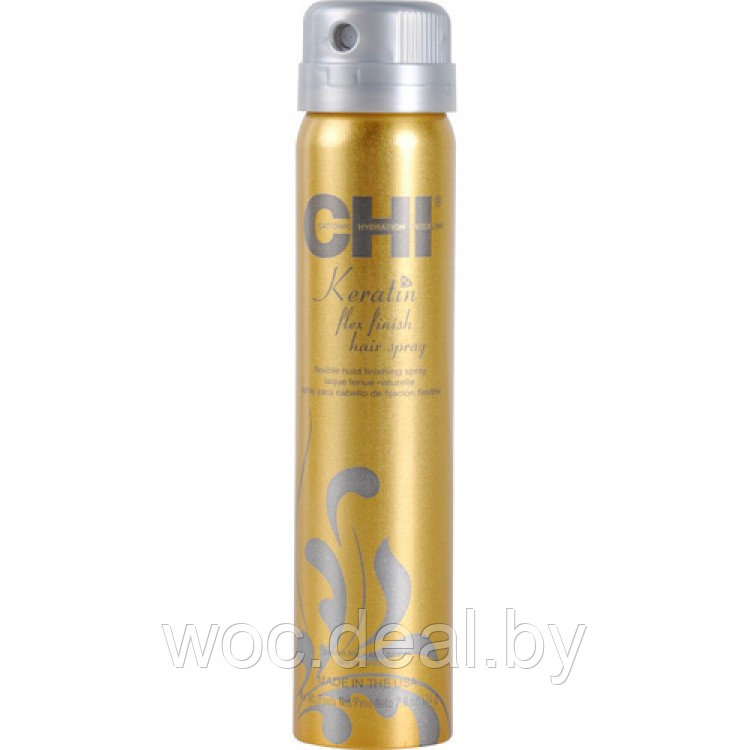 CHI Лак для подвижной фиксации Keratin Flex Finish Hair Spray - фото 1 - id-p212444425
