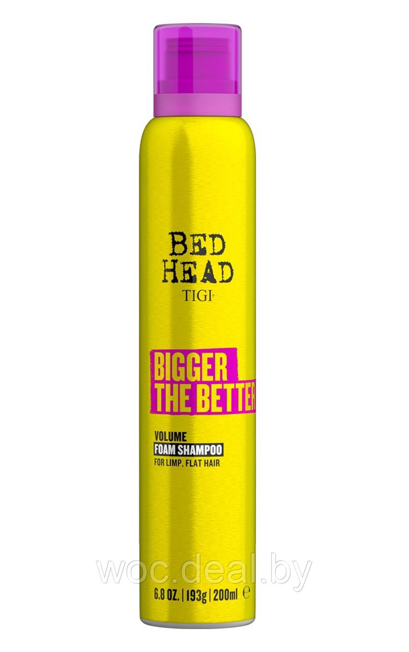 TiGi Шампунь-мусс для объема волос Bigger The Better Bed Head, 200 мл - фото 1 - id-p212445261