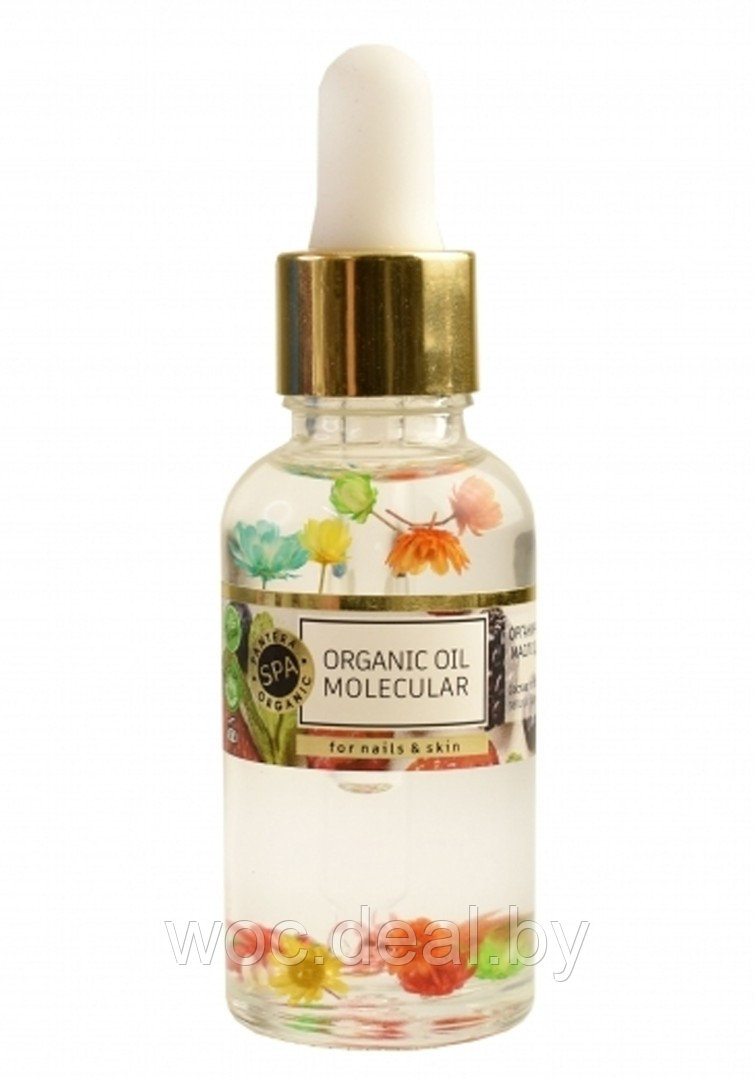 Pantera Organic Spa Органическое молекулярное масло для ногтей и кутикулы с цветами Organic Oil Molecular, 30