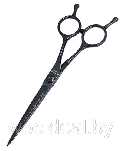 Kissaki Ножницы для стрижки волос H-600BK Black, 5 класс - фото 1 - id-p212445468