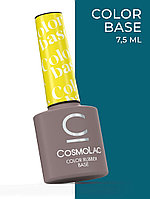 CosmoLac Цветная камуфлирующая база средней вязкости Color Rubber Base, 7.5 мл, 10