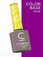 CosmoLac Цветная камуфлирующая база средней вязкости Color Rubber Base, 7.5 мл, 12