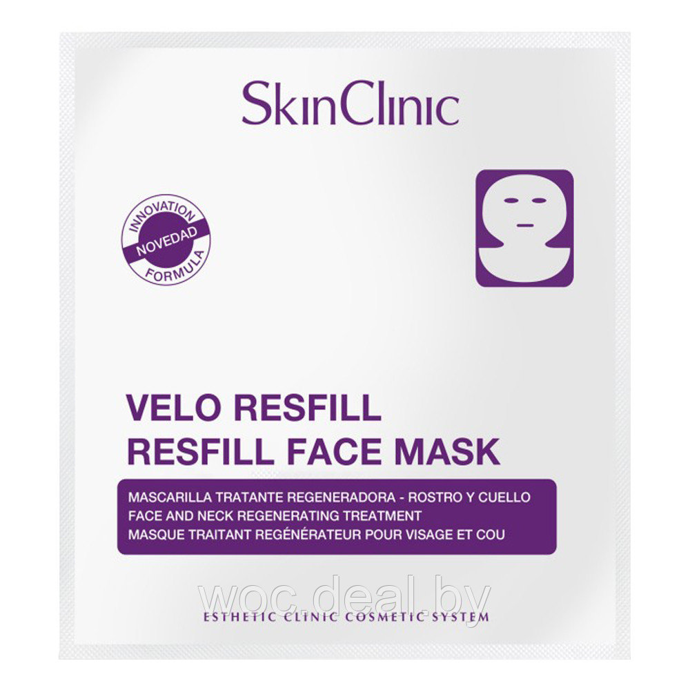 SkinClinic Восстанавливающая маска для лица и шеи Velo Resfill, 1 шт - фото 1 - id-p212445552