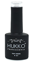 Hukko Топ с шиммером без липкого слоя Top Shine Gel, 8 мл