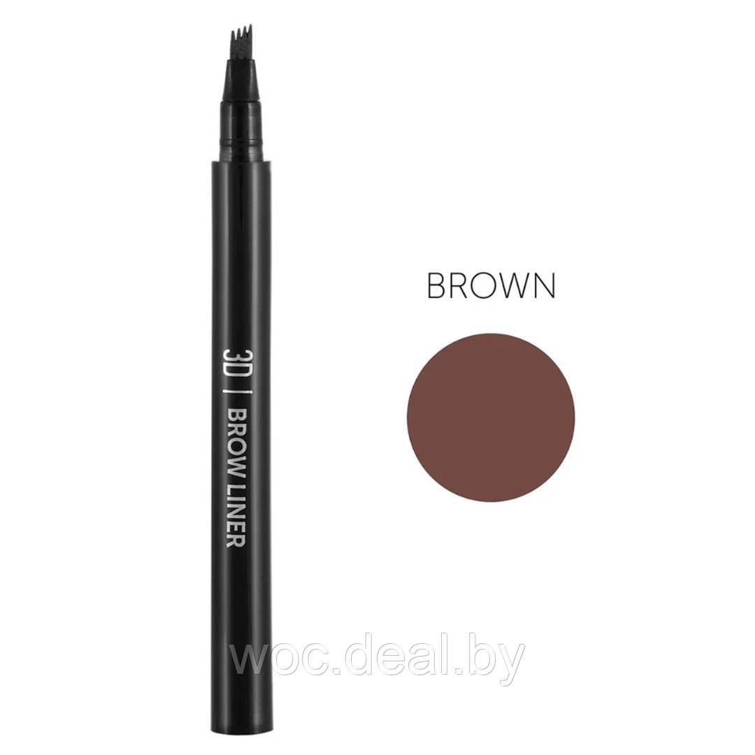 Lucas Cosmetics Маркер для бровей 3D Brow Liner CC Brow, 1.2 г, коричневый - фото 1 - id-p212443959