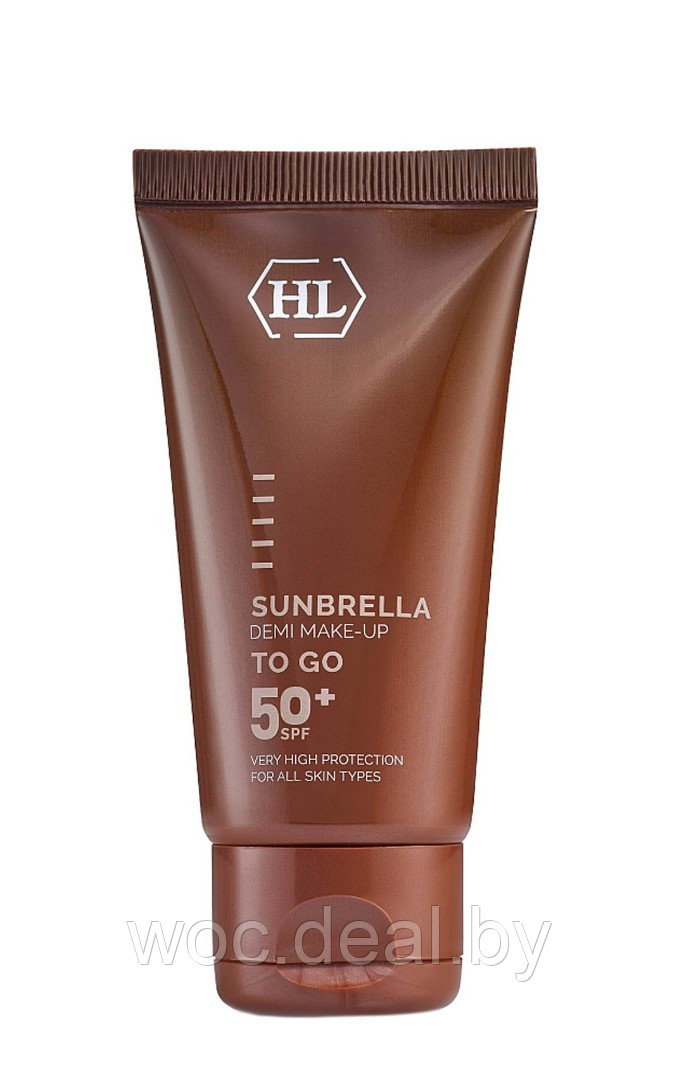 Holy Land Солнцезащитный крем с тональным эффектом SPF 50+ To Go Sunbrella, 50 мл - фото 1 - id-p212445767