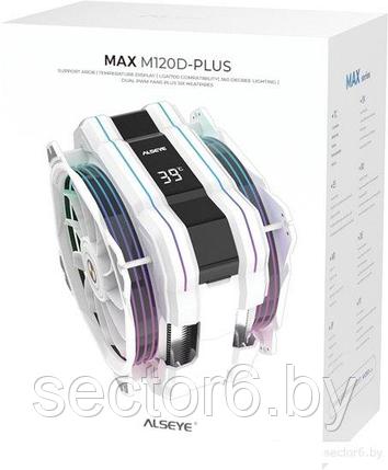 Кулер для процессора ALSEYE M120D W Plus (белый), фото 2