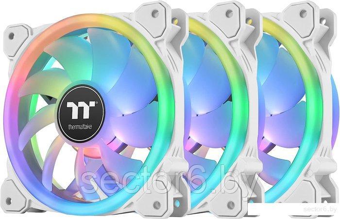 Набор вентиляторов с контроллером Thermaltake SWAFAN 12 RGB Radiator Fan TT Premium Edition White - фото 1 - id-p212511721