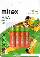 Аккумулятор Mirex AAA 1100mAh 4 шт HR03-11-E4