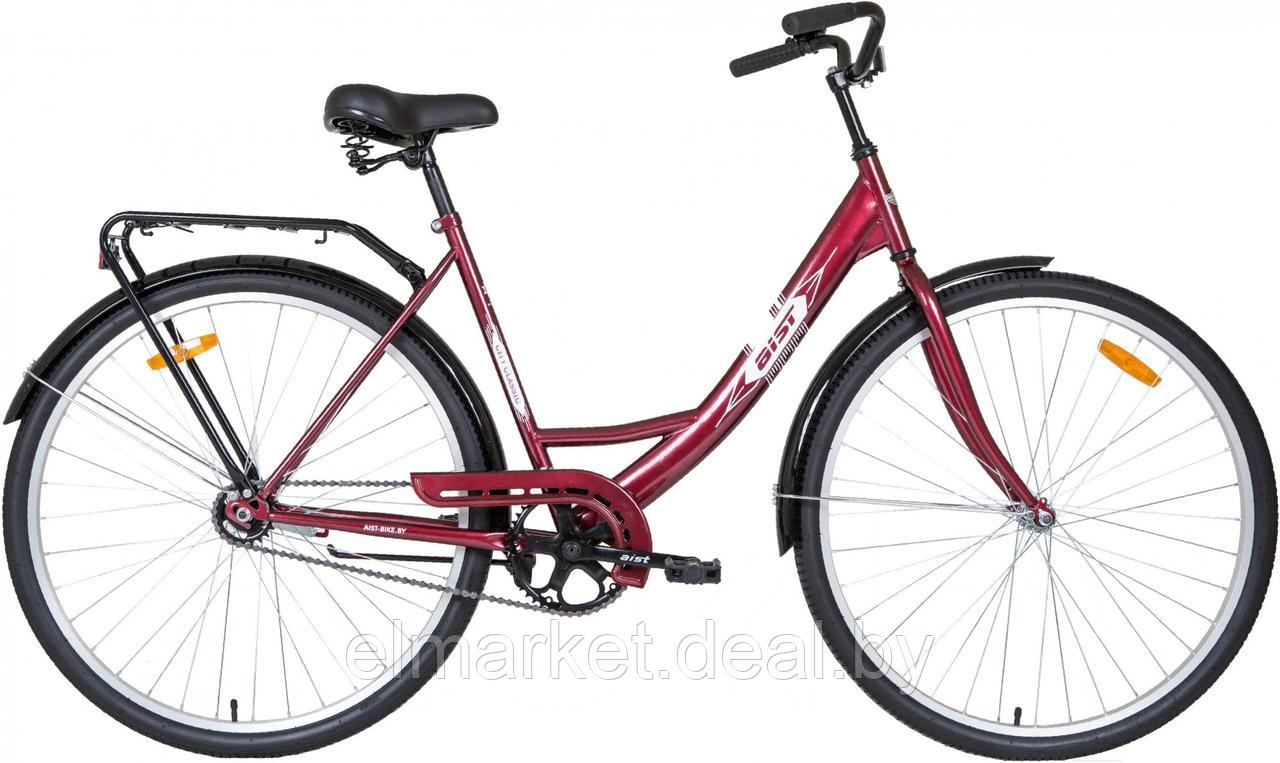 Велосипед AIST 28-245 (2023) вишневый - фото 1 - id-p212512562