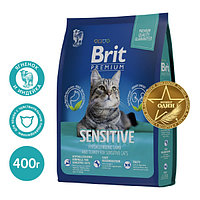 Сухой корм для кошек Brit Premium Cat Sensitive 400 гр (5049196)