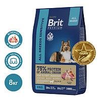 Сухой корм для собак Brit Premium Dog Sensitive 8 кг (5050048)