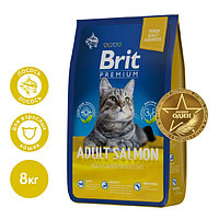 Сухой корм для кошек Brit Premium Cat Salmon 8 кг (5049622)